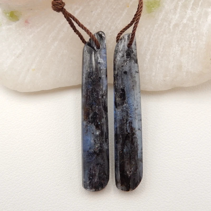 Kyanite Earring Beads Customized Gem Gift