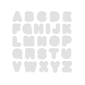 0-9 Mold Quicksand Shaker Silicone Epoxy Resin Alphabet Mould DIY Pendant