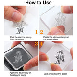 Number Butterfly Clear Stamps 1-9 Silicone Stamp DIY Scrapbooking Card Making
