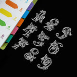 Number Butterfly Clear Stamps 1-9 Silicone Stamp DIY Scrapbooking Card Making