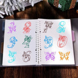 Number Butterfly Clear Stamps 1-9 Silicone Stamp DIY Scrapbooking Card Making