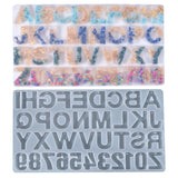 Number Letter Silicone Molds for Crystal Epoxy Pendant DIY Tools