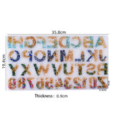 Number Letter Silicone Molds for Crystal Epoxy Pendant DIY Tools