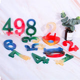 Numbers Candle Mold Silicone Resin Molds Jewelry Tools