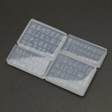 Numbers Letters Pendant Resin Silicone Mold Jewelry Making Tools Nail Art Crafts