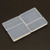Numbers Letters Pendant Resin Silicone Mold Jewelry Making Tools Nail Art Crafts