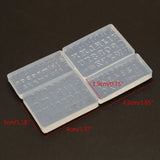Numbers Letters Pendant Resin Silicone Mold Jewelry Making Tools Nail Art Crafts