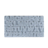 Hole Numbers & Letters Silicone Epoxy Mold for Jewelry Making