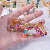 Hole Numbers & Letters Silicone Epoxy Mold for Jewelry Making