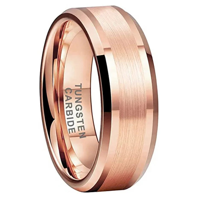 Nuncad Men's Tungsten Carbide Wedding Band Ring Size 6-13