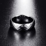 Nuncad Men's 7.5mm Domed Tungsten Carbide Wedding Band Ring Size 7-12