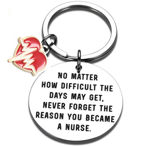 Nurse Appreciation Keychain Graduation Gift for Nursing Student