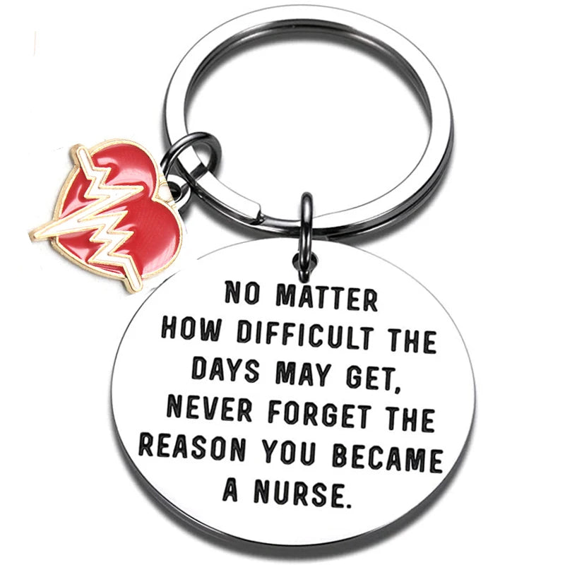 Nurse Appreciation Keychain Graduation Gift for Nursing Student