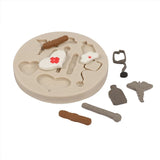 Nurse Theme Fondant Mold Stethoscope Pill Bottle Bandage - Medical Silicone Mold