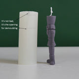 Soldier Candle Mold for DIY Aromatic Soap Candle Making