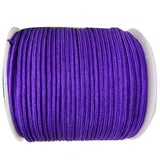 1mm Purple Rattail Satin Braid Thread Macrame Rope - 350m