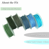 1.0mm Braided Nylon Cord High Density Thread for DIY Jewelry