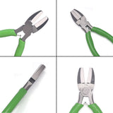 Nylon Jaw Pliers Carbon Steel Nose Plier Jewelry Craft Tools