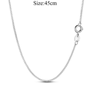 O Pendant Silver & Rose Charms For Chain Necklace Women Gift