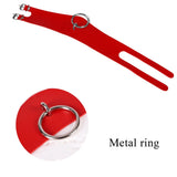 O-Ring Collor Necklace Bracelet Leather Choker - Cosplay Accessory