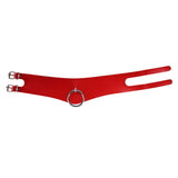 O-Ring Collor Necklace Bracelet Leather Choker - Cosplay Accessory