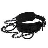 Metal Streetwear Punk Leather Choker Collar VD2176