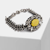 Bohemian Chain Bracelet Big Stone Vintage Charm Bangle Jewelry