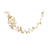 Wedding Bridal Headband Pearls Flowers Bridesmaid Hairwear Women Pageant