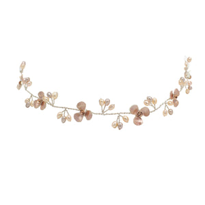Colorful Shell Pearls Fairy Wedding Bridal Headband