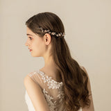 Colorful Shell Pearls Fairy Wedding Bridal Headband