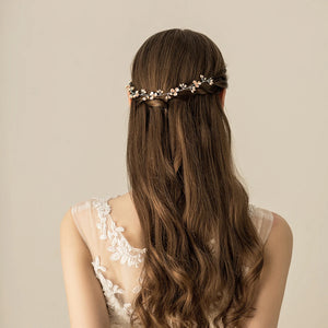 Colorful Shell Pearls Fairy Wedding Bridal Headband