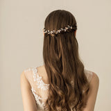 Colorful Shell Pearls Fairy Wedding Bridal Headband
