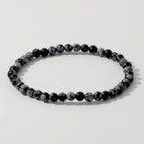4PCS/Set Natural Stone Beads Bracelet for Men Women Yoga Jewelry