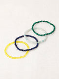 Natural Stone Amazonite Bracelet Set for Women Men