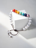 8mm 7 Chakra Bracelet Natural Stones Turquoise Bracelet