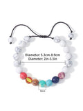8mm 7 Chakra Bracelet Natural Stones Turquoise Bracelet