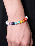 8mm 7 Chakra Bracelet Natural Stones Turquoise Bracelet