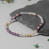 Natural Stone Healing Anklet Bead Elasticity Adjustable