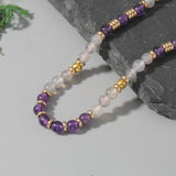 Natural Stone Healing Anklet Bead Elasticity Adjustable