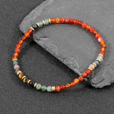 Natural Stone Healing Anklet Bead Elasticity Adjustable