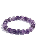 Natural Amethyst Bracelet Reiki Energy Quartz Men Women Charm Jewelry