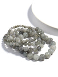 Men's Natural Glitter Stone Bracelet - Spiritual Healing Yoga Meditation