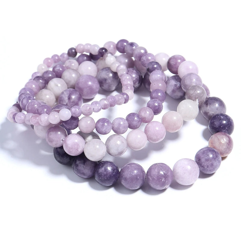 Purple Cloud Mother Stone Amethyst Bracelet Charm Yoga Meditation Gift