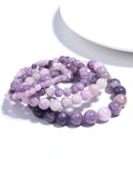 Purple Cloud Mother Stone Amethyst Bracelet Charm Yoga Meditation Gift
