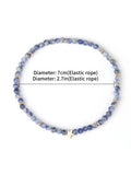 Natural Stone Anklet Copper Star Beaded Beach Anklet Bracelet