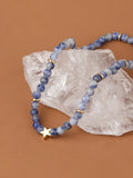 Natural Stone Anklet Copper Star Beaded Beach Anklet Bracelet
