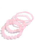 Rose Quartz Bracelet Women Natural Crystal Bracelet Yoga Meditation Charm