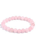 Rose Quartz Bracelet Women Natural Crystal Bracelet Yoga Meditation Charm