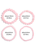 Rose Quartz Bracelet Women Natural Crystal Bracelet Yoga Meditation Charm