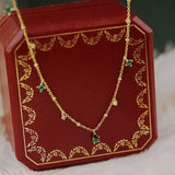 925 Silver 4A Zircon Choker Necklace for Women